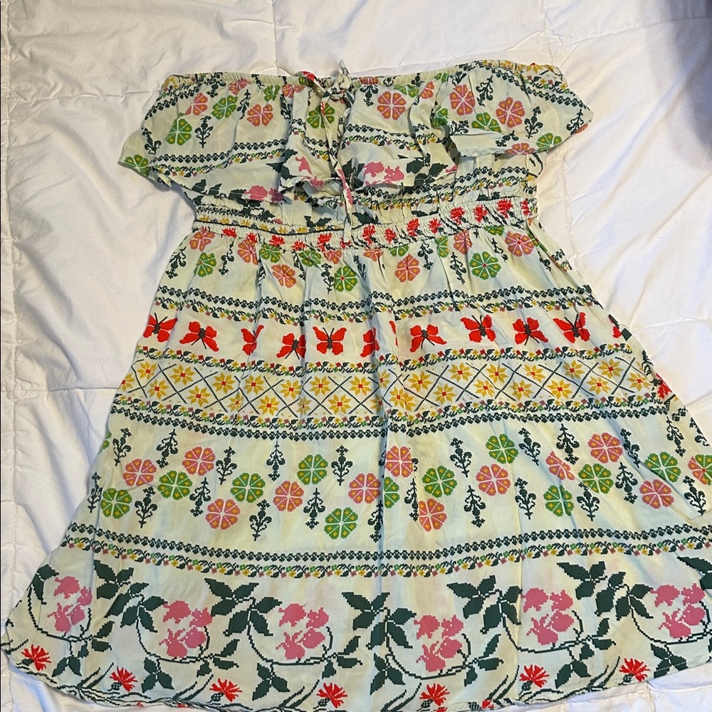 Cupshe Multicolor Floral Dress XL
